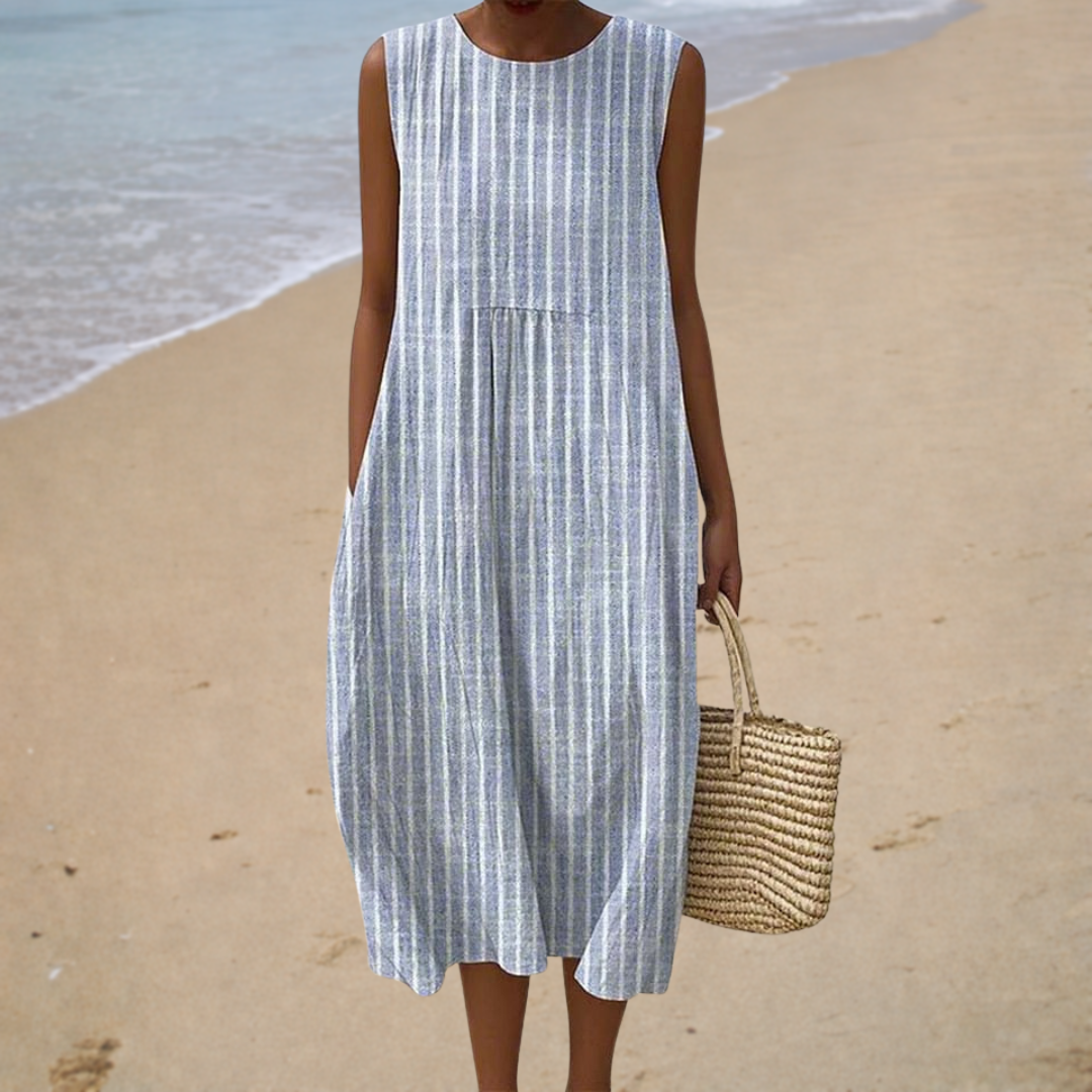 Margaux | Robe Rayée Balnéaire