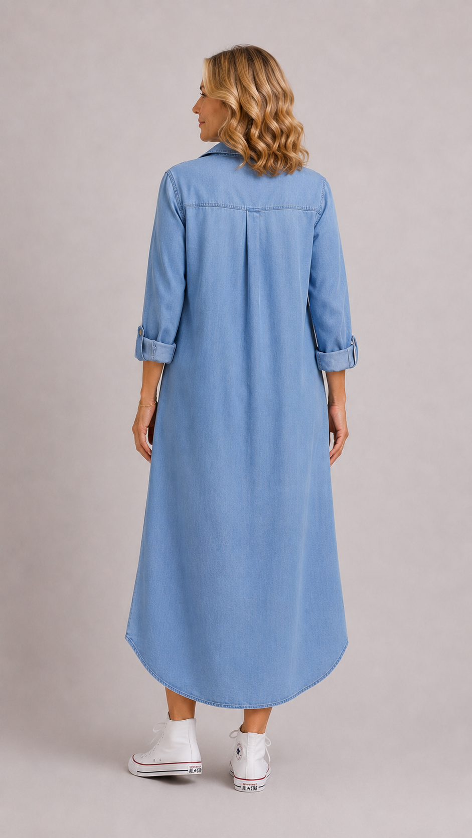 Adeline | Robe Chemise en Jean