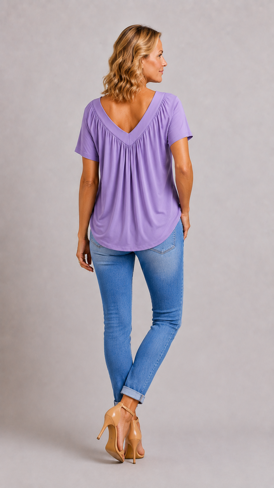 KENNEDY | Top Casual Col en V