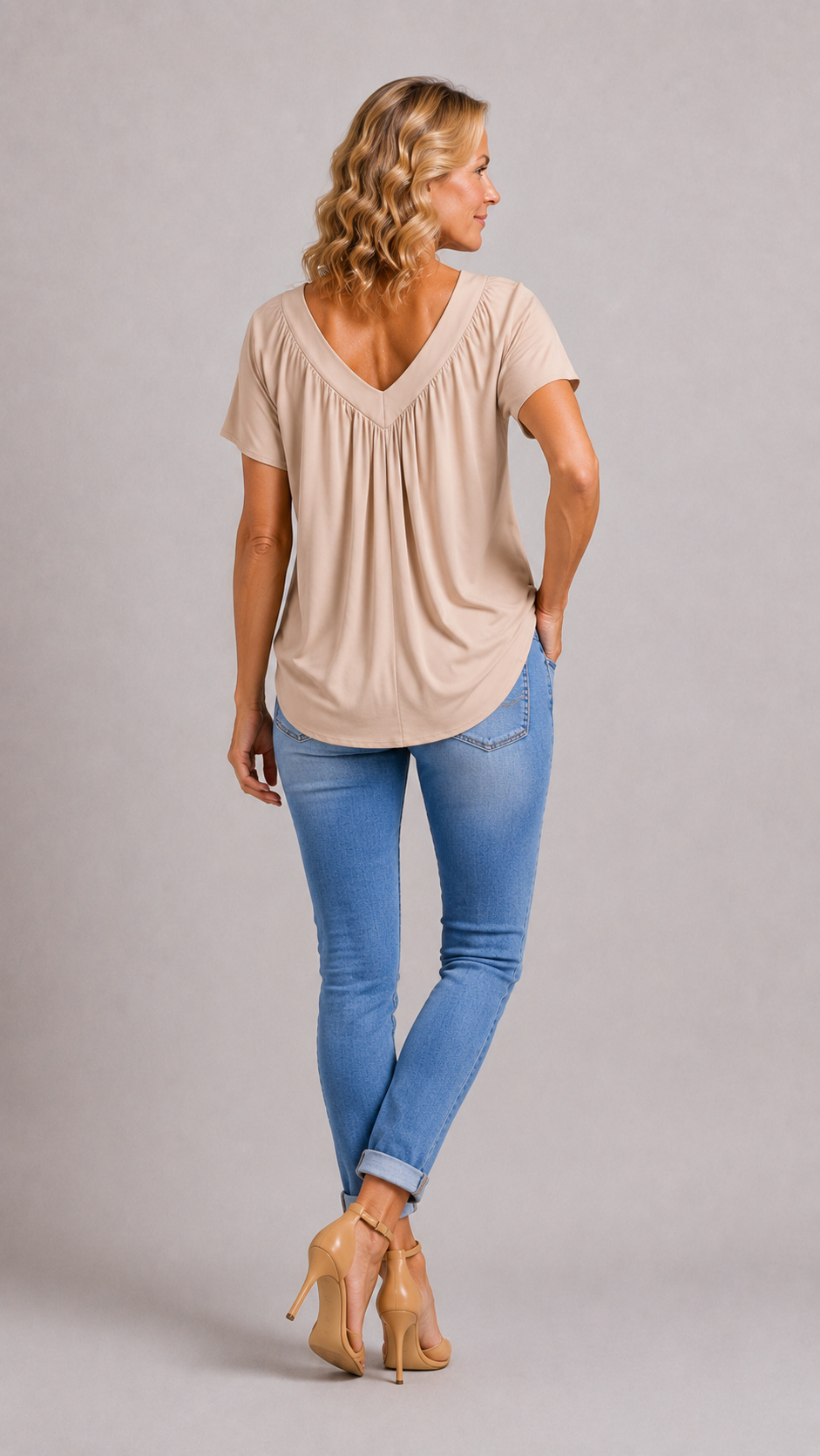KENNEDY | Top Casual Col en V