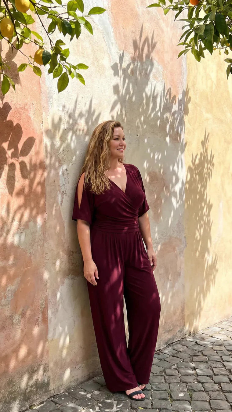 Nyxara | Elegant Off-Shoulder Jumpsuit