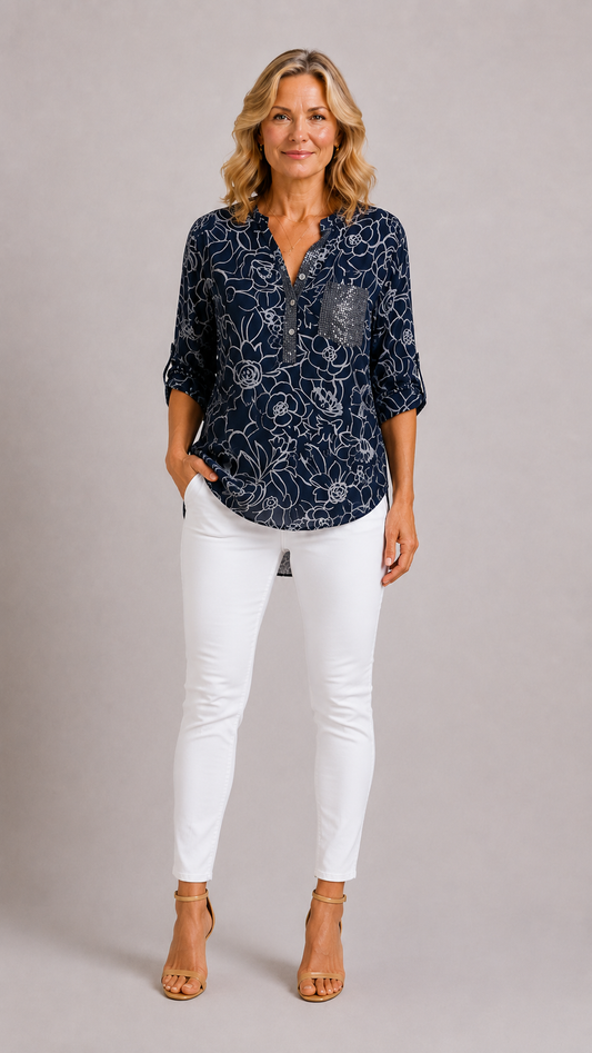 Camila | Blouse Élégante avec Poche