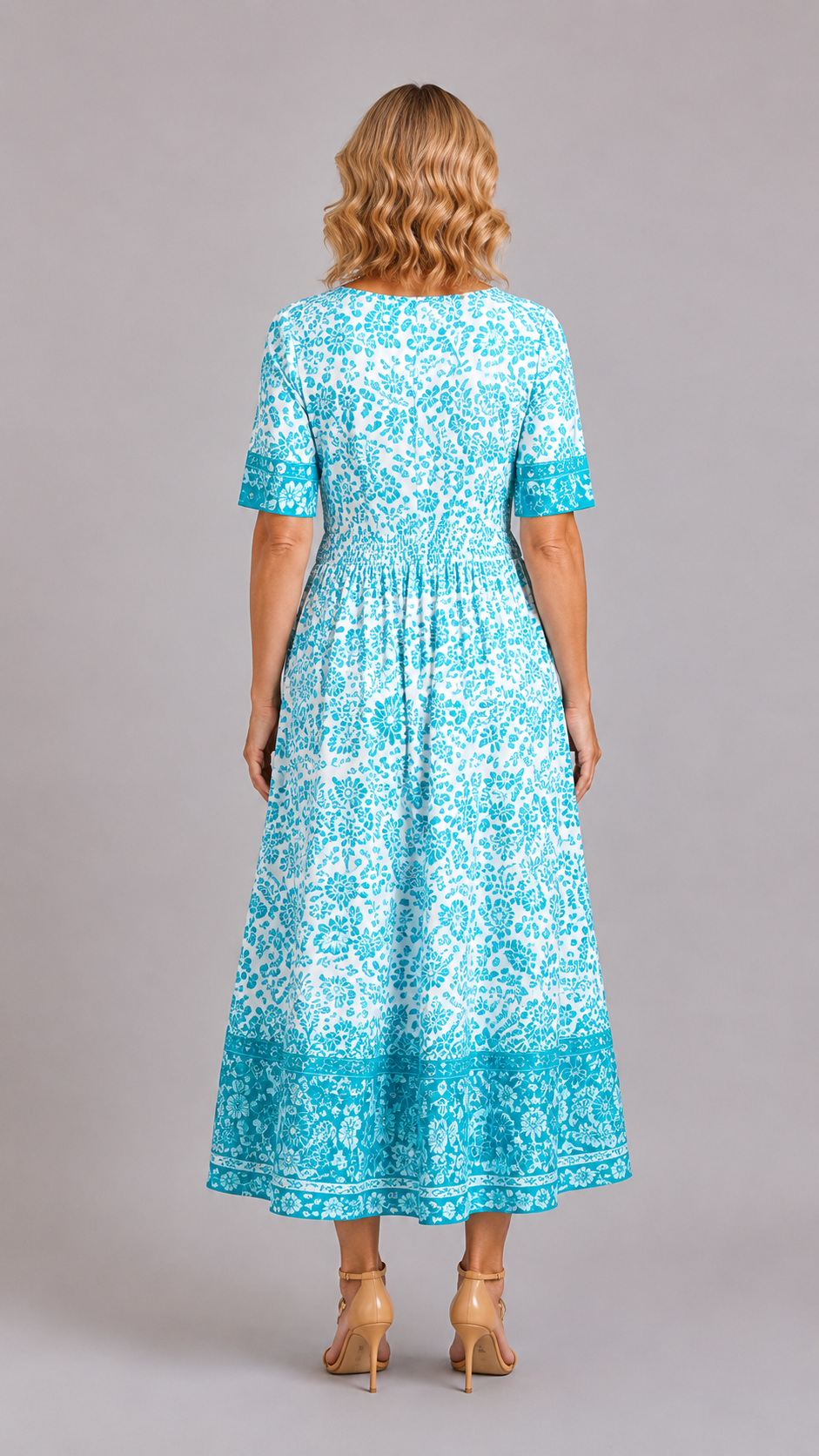 Ellie | Robe Florale Col en V Gracieuse