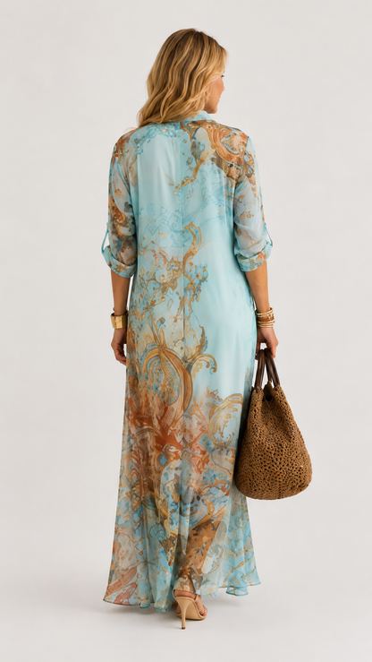 Lorna | Mediterranean Shirt Dress