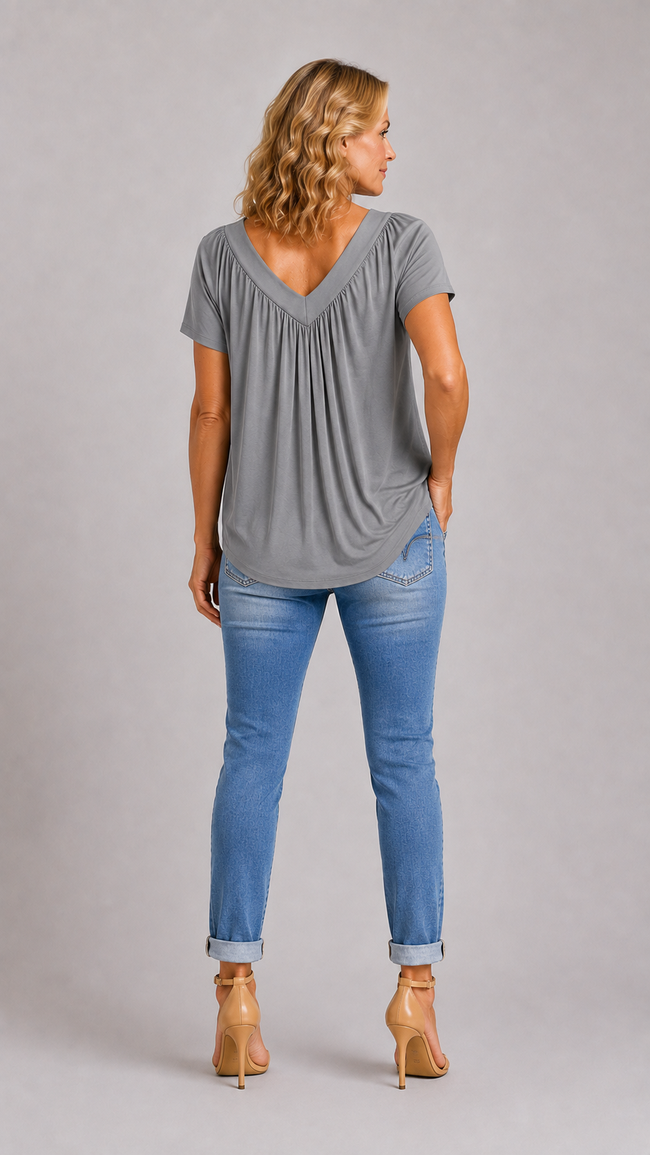 KENNEDY | Top Casual Col en V