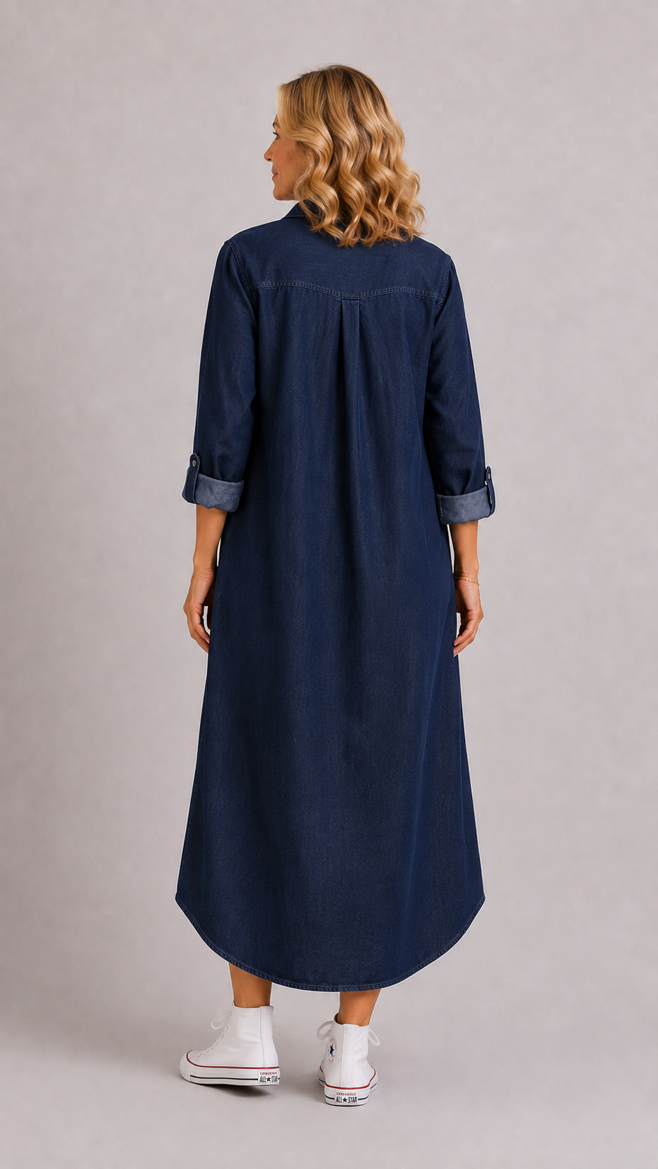 Adeline | Robe Chemise en Jean