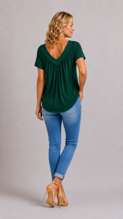 KENNEDY | Top Casual Col en V