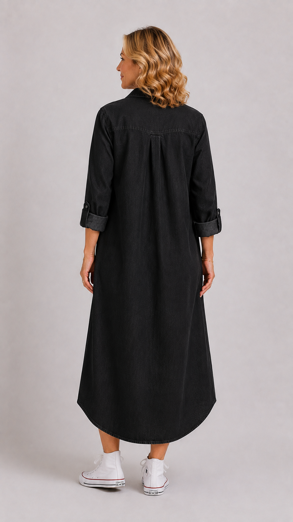 Adeline | Robe Chemise en Jean