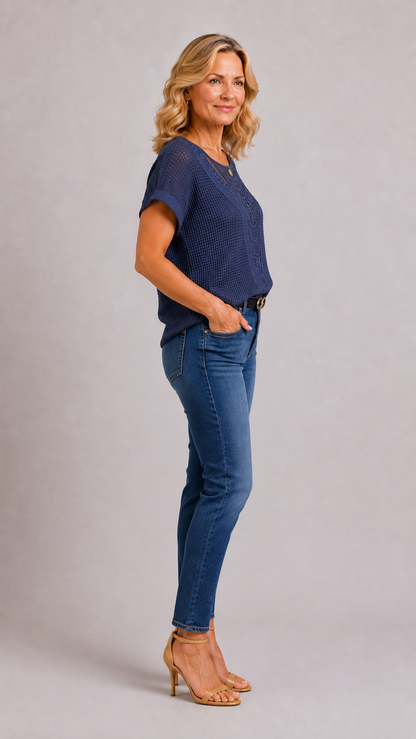Piper | Top Tricoté à Détails