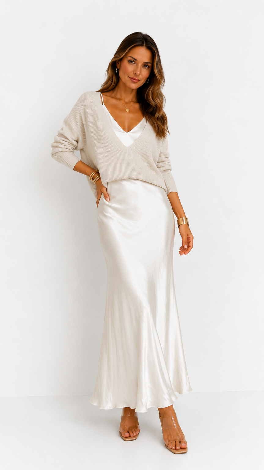 Luna | Satin Dress
