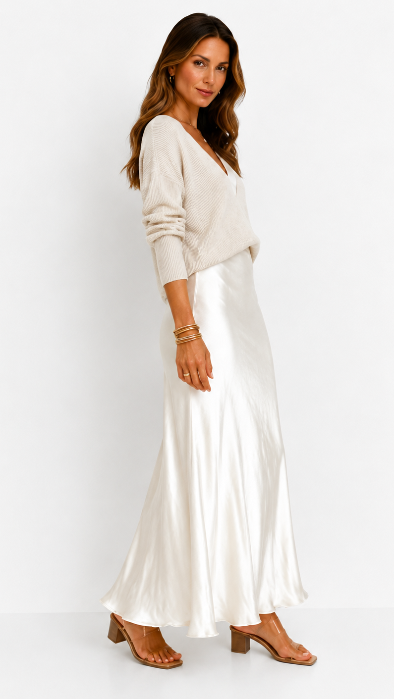 Luna | Satin Dress